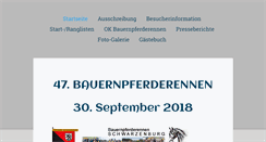 Desktop Screenshot of bauernpferderennen.ch
