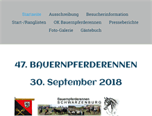 Tablet Screenshot of bauernpferderennen.ch